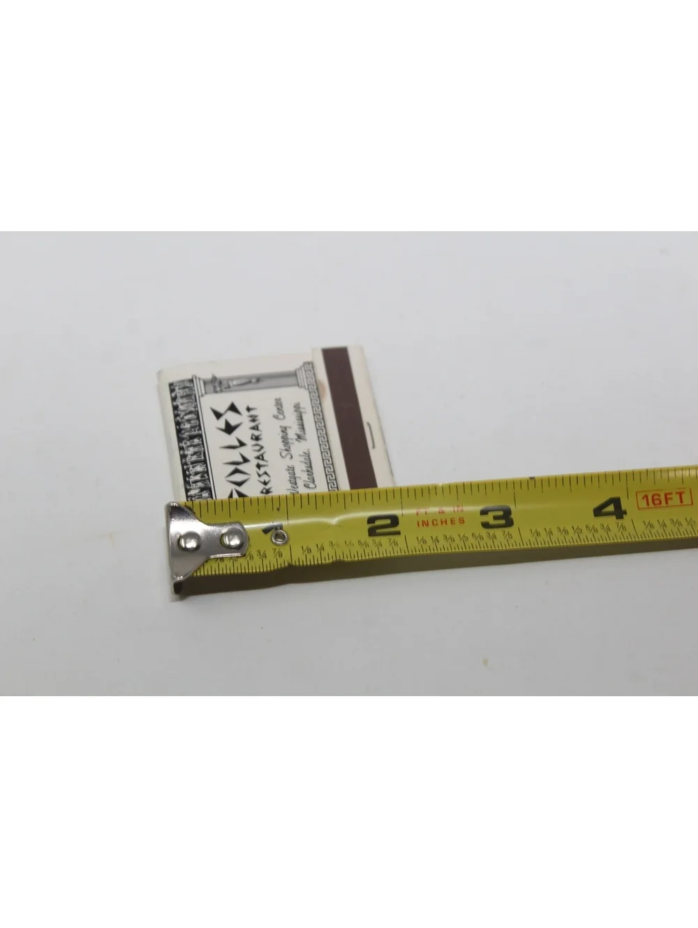 Vintage Matchbook Folles Restaurant Cuisine Royale Clarksdale Mississippi Steaks